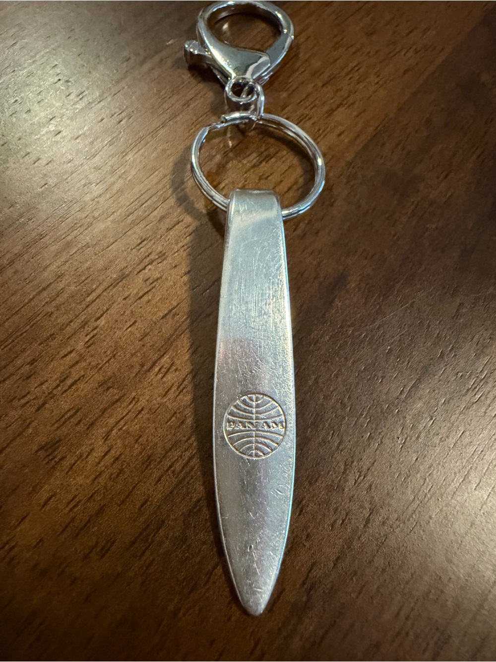 Pan Am Silverware Keychain